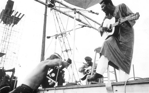 Richie Havens at Woodstock
